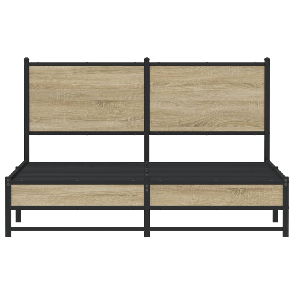 sengeramme uden madras 137x190 cm sonoma-eg