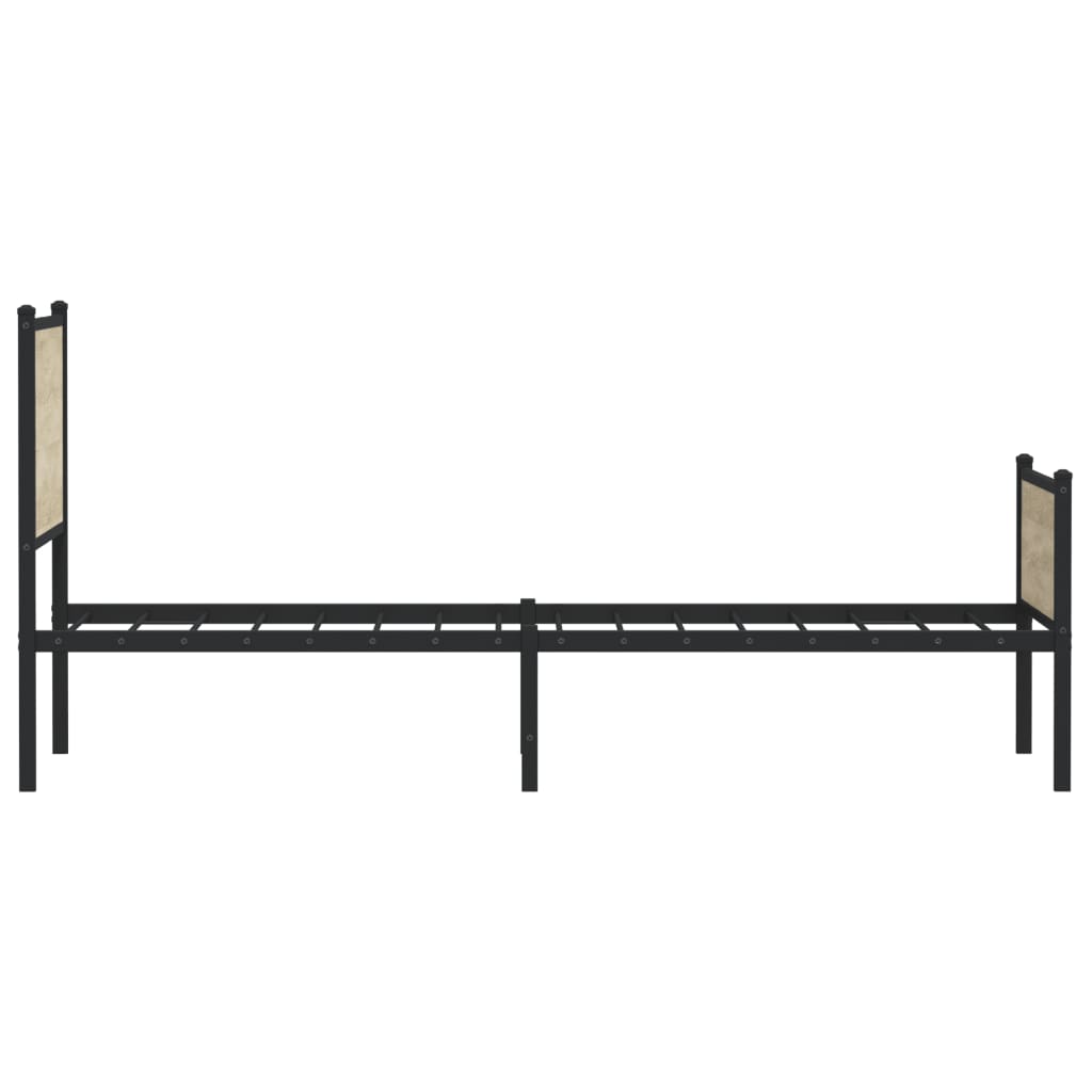 sengeramme uden madras 90x190 cm metal sonoma-eg
