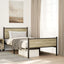 sengeramme uden madras 107x203 cm metal sonoma-eg
