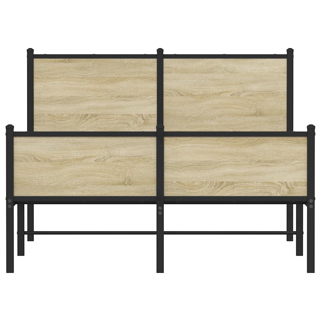 sengeramme uden madras 120x190 cm metal sonoma-eg