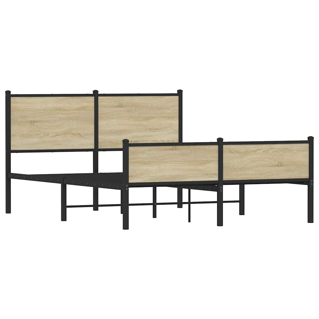 sengeramme uden madras 137x190 cm sonoma-eg