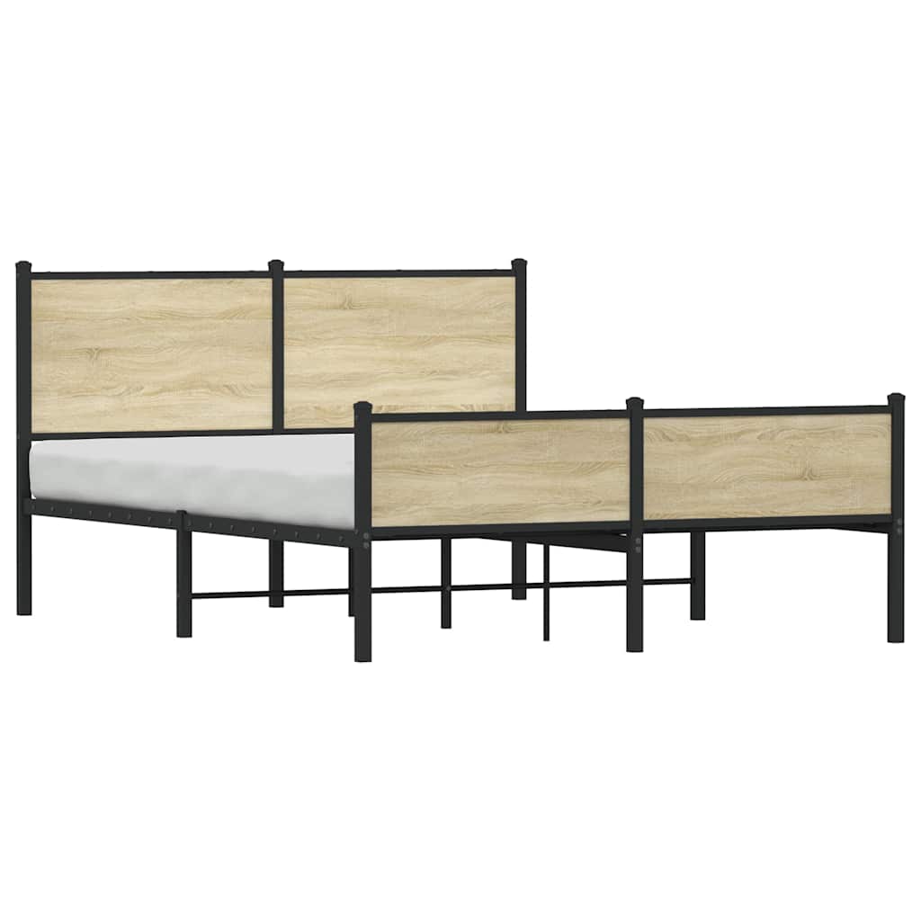sengeramme uden madras 137x190 cm sonoma-eg