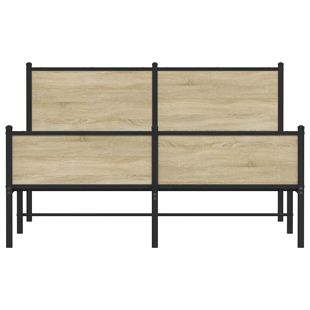 sengeramme uden madras 137x190 cm sonoma-eg