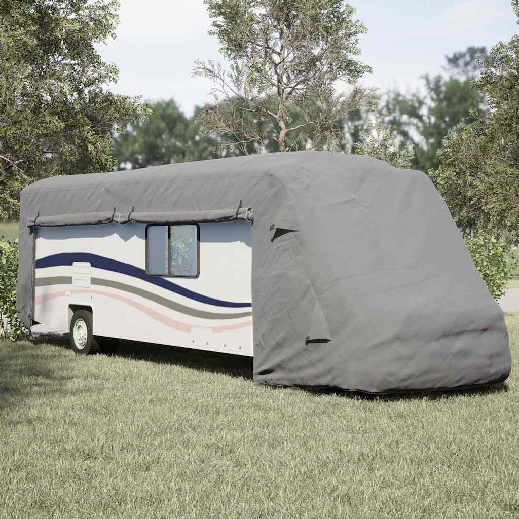 autocamperovertræk 870x235x275 cm ikke-vævet stof grå
