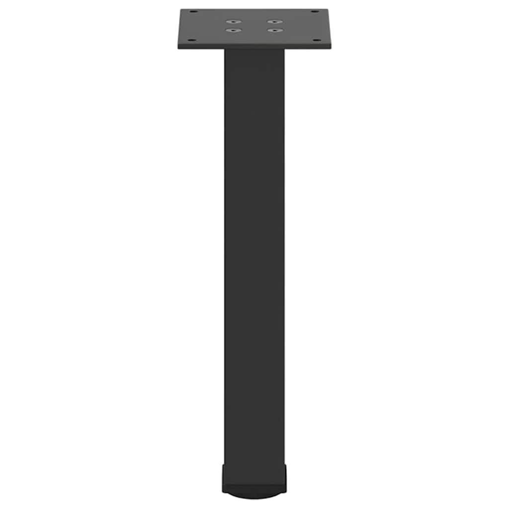 sofabordsben 4 stk. sort 42-44 cm stål