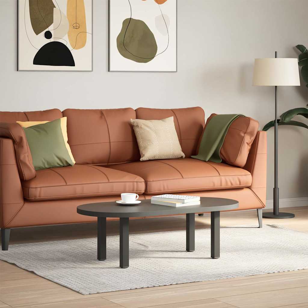 sofabordsben 4 stk. antracit 42-44 cm stål