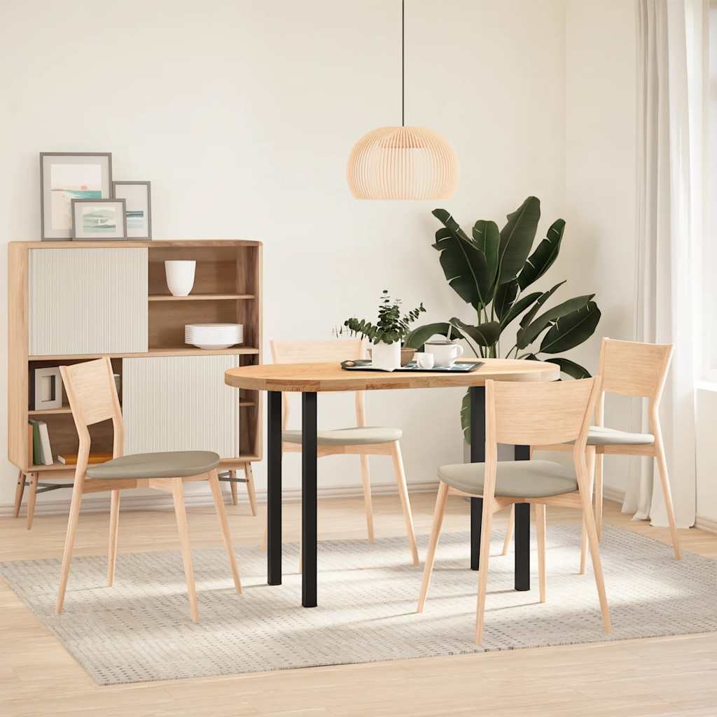 konsolbordben 4 stk. sort 72-74 cm stål