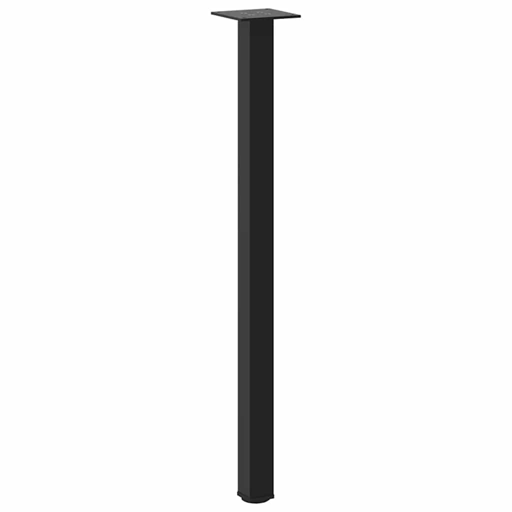 konsolbordben 4 stk. sort 72-74 cm stål