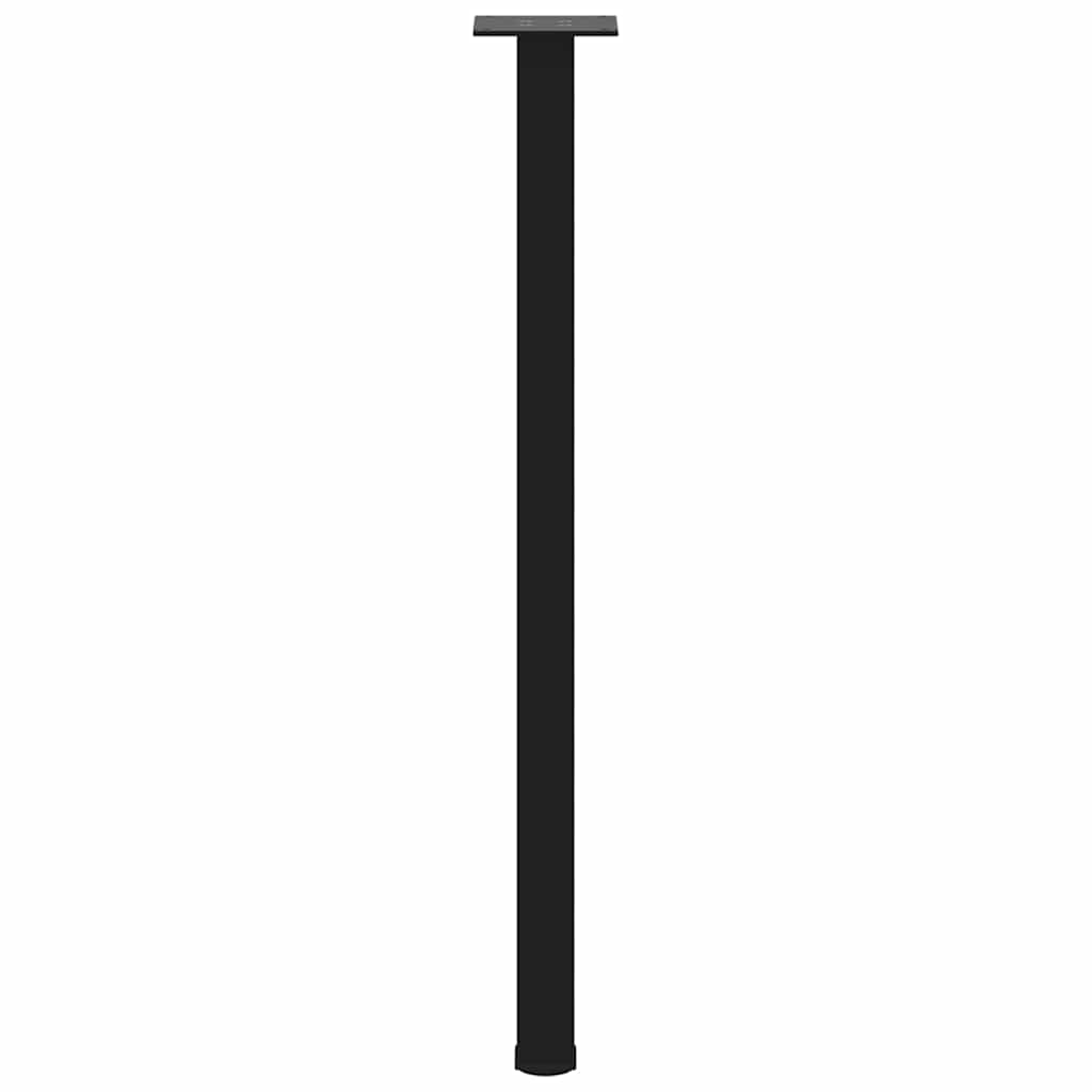 konsolbordben 4 stk. sort 72-74 cm stål