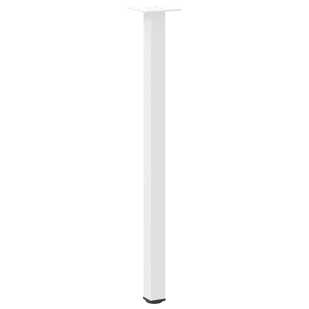 konsolbordben 4 stk. hvid 72-74 cm stål