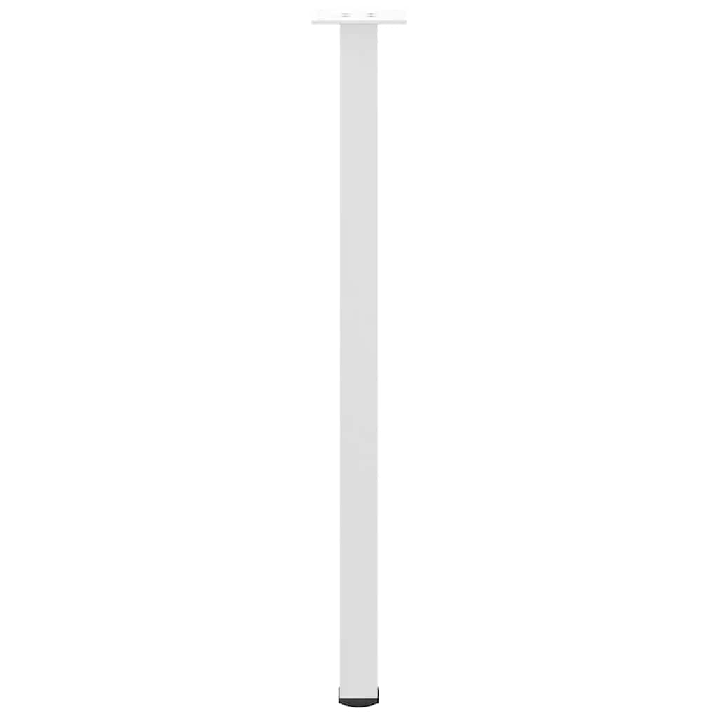 konsolbordben 4 stk. hvid 72-74 cm stål