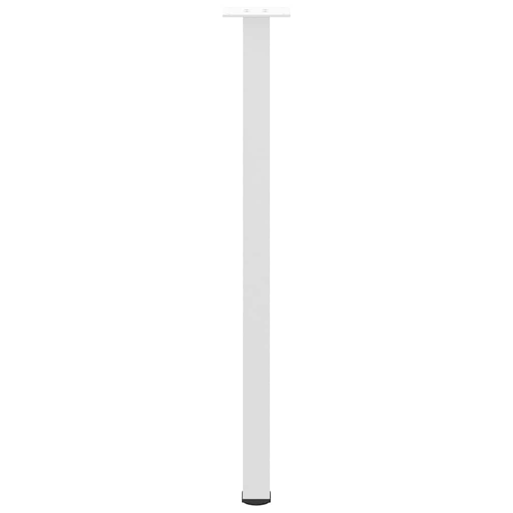 konsolbordben 4 stk. hvid 72-74 cm stål