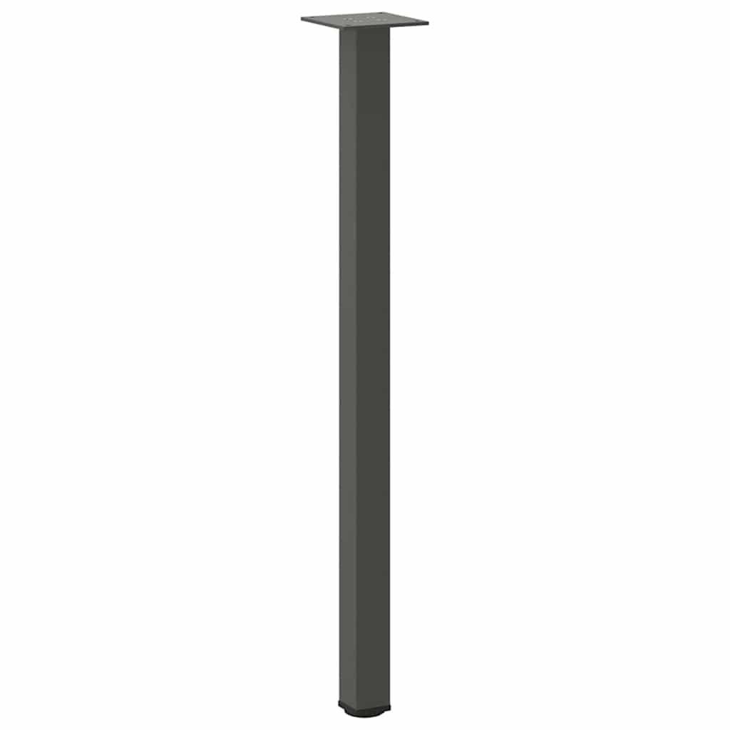 konsolbordben 4 stk. antracit 72-74 cm stål