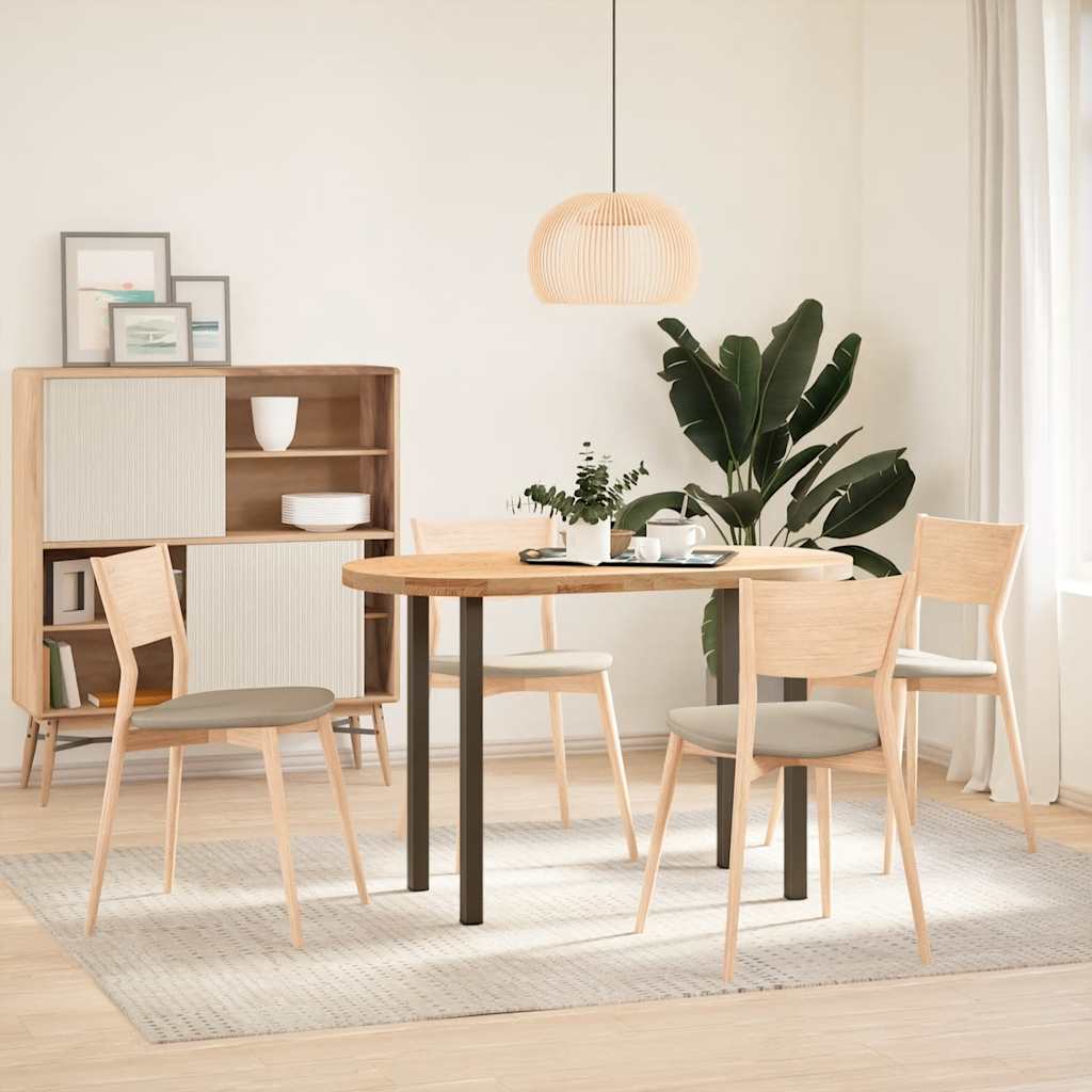 konsolbordben 4 stk. naturstål 72-74 cm stål