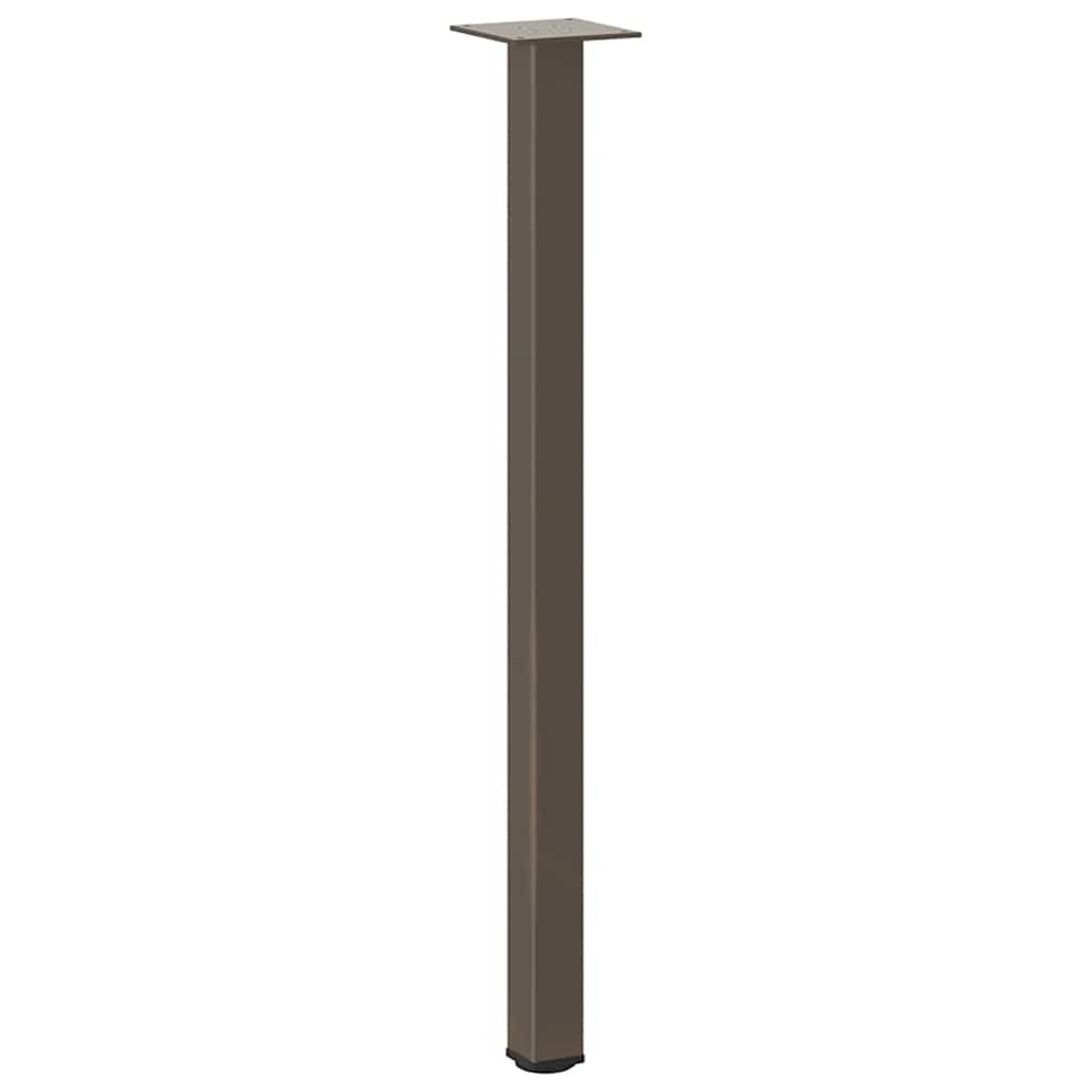 konsolbordben 4 stk. naturstål 72-74 cm stål