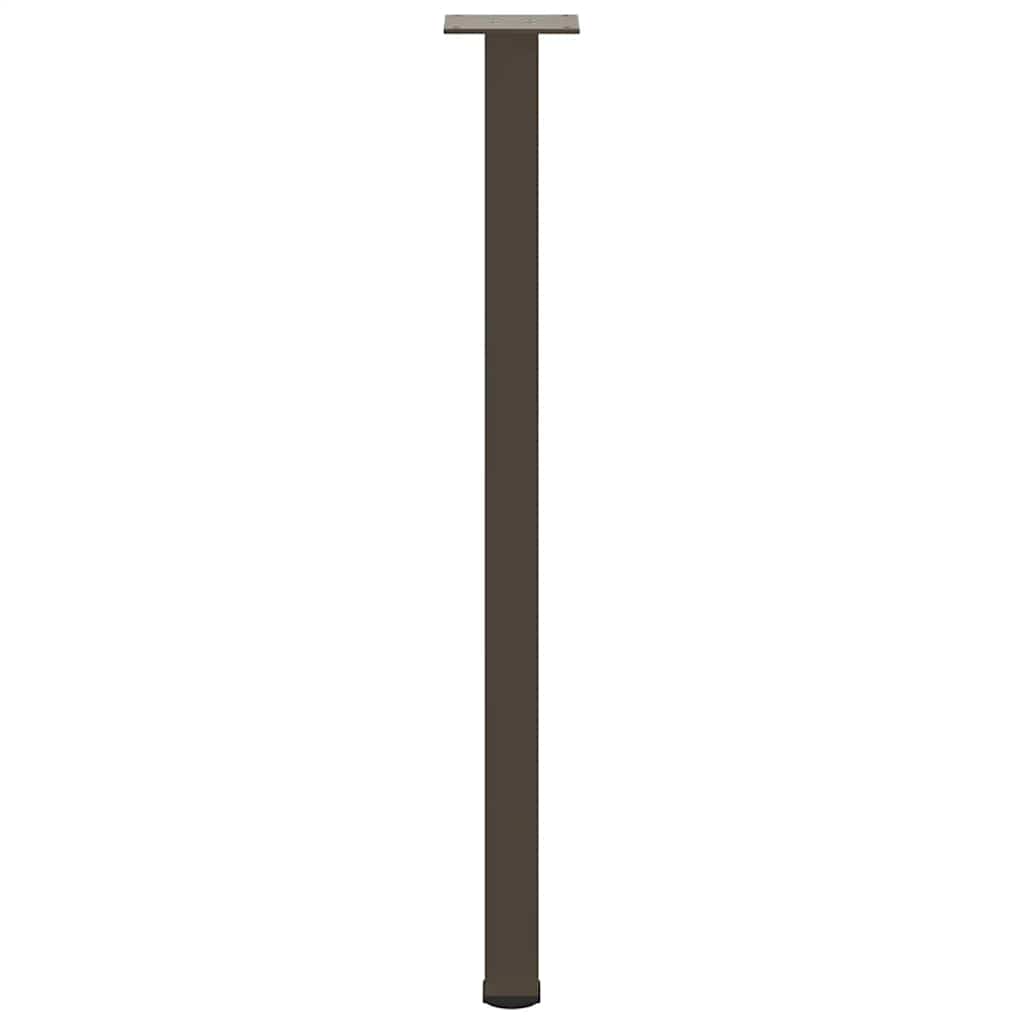 konsolbordben 4 stk. naturstål 72-74 cm stål