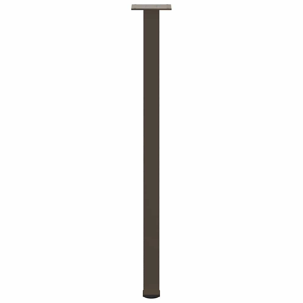 konsolbordben 4 stk. naturstål 72-74 cm stål