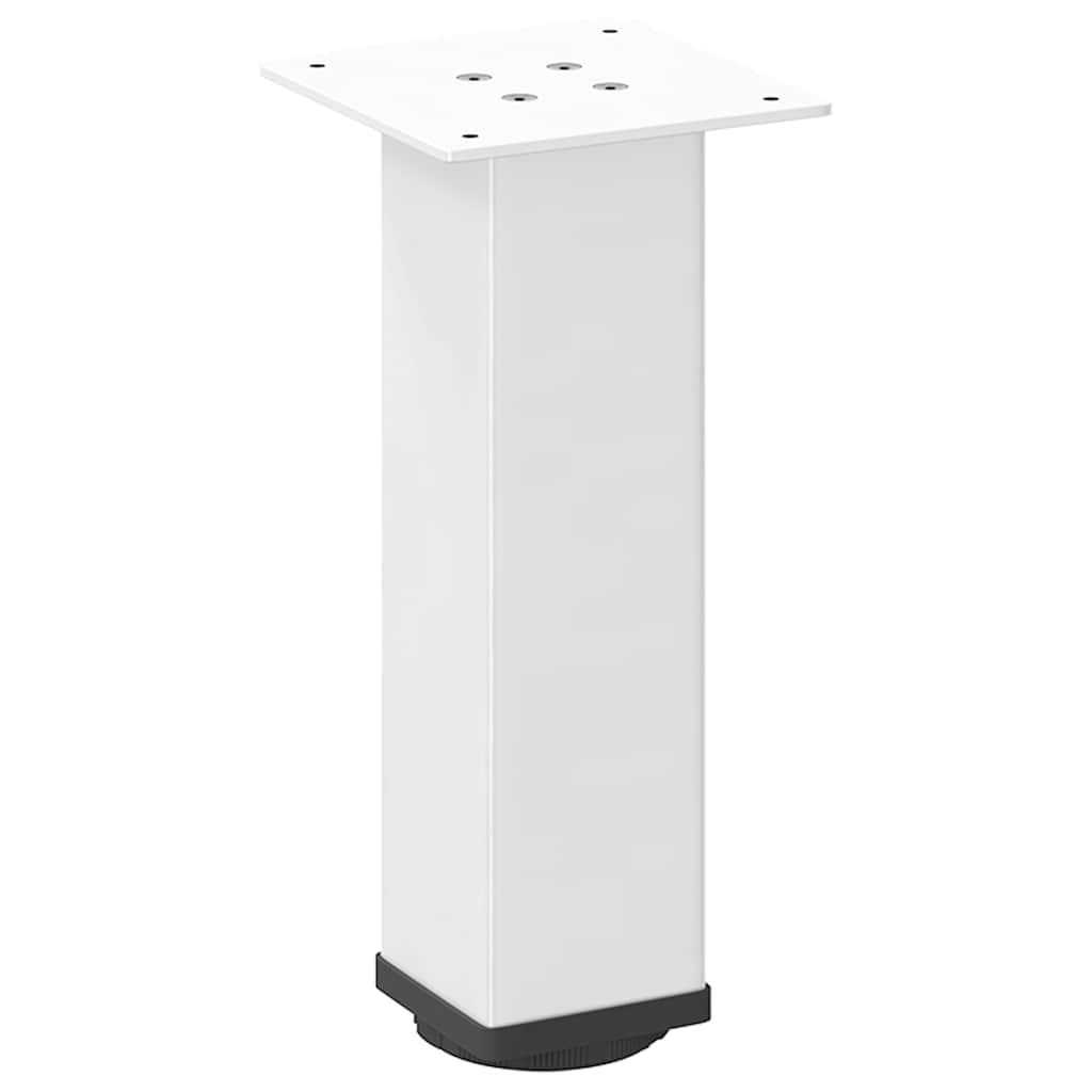 sofabordsben 4 stk. hvid 30-32 cm stål