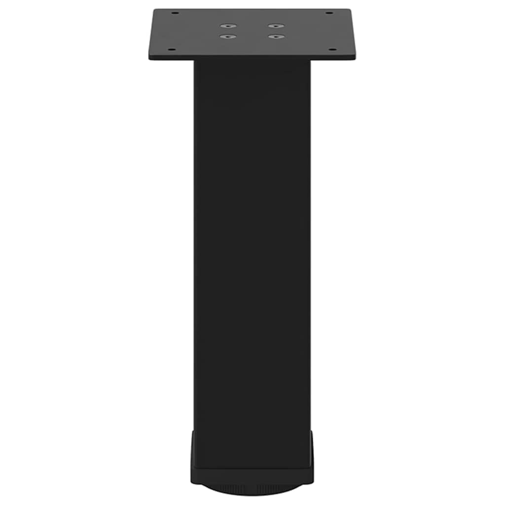 sofabordsben 4 stk. sort 42-44 cm stål