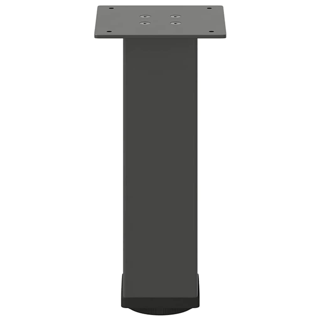 sofabordsben 4 stk. antracit 42-44 cm stål