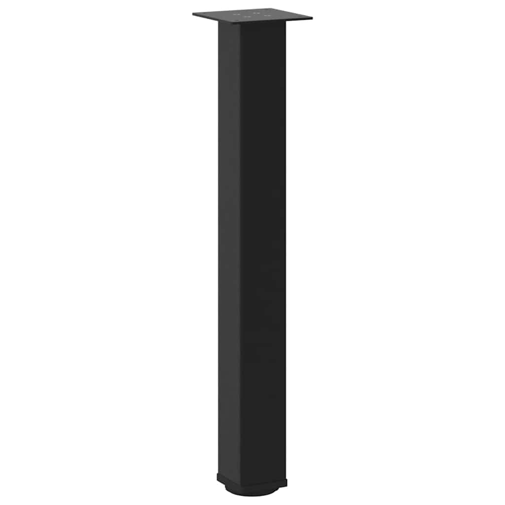 konsolbordben 4 stk. sort 72-74 cm stål