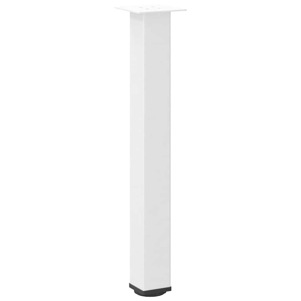 konsolbordben 4 stk. hvid 72-74 cm stål