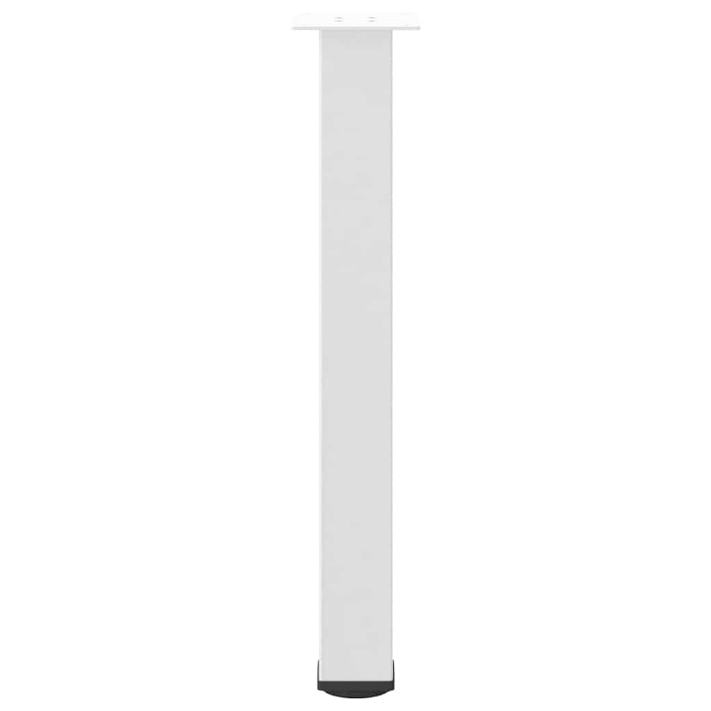 konsolbordben 4 stk. hvid 72-74 cm stål