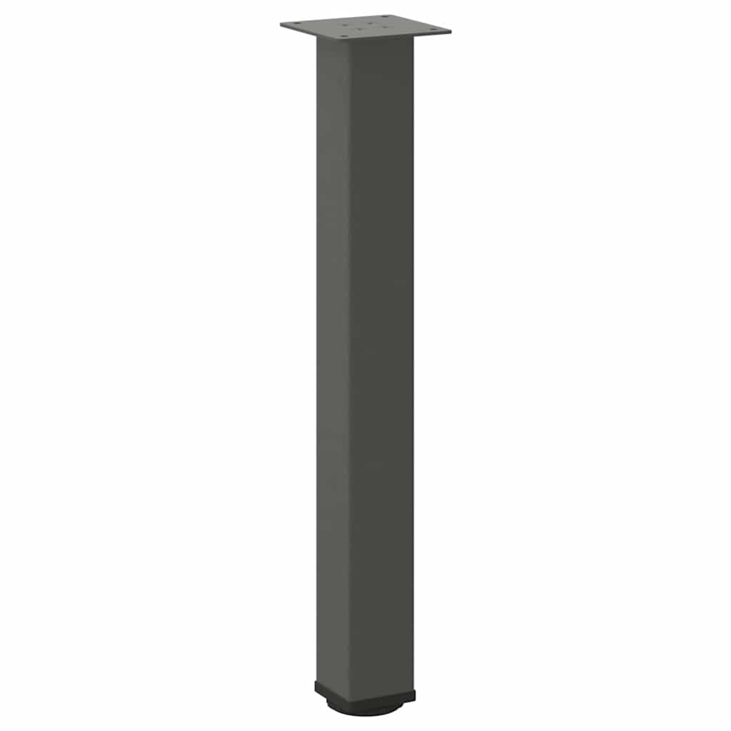 konsolbordben 4 stk. antracit 72-74 cm stål