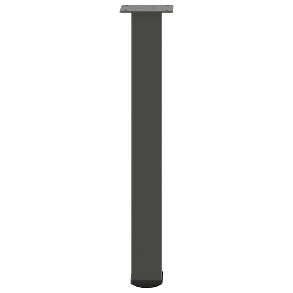 konsolbordben 4 stk. antracit 72-74 cm stål