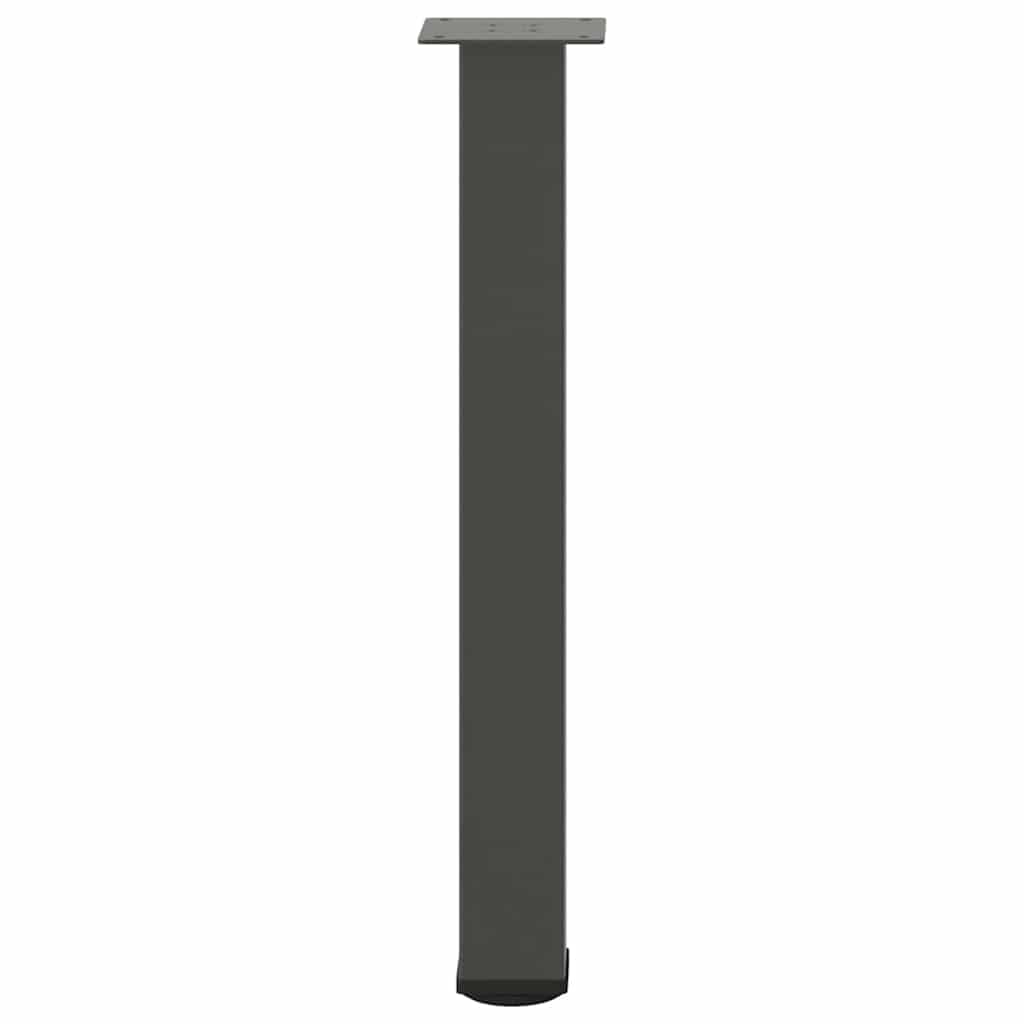 konsolbordben 4 stk. antracit 72-74 cm stål