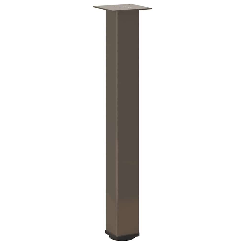 konsolbordben 4 stk. naturstål 72-74 cm stål