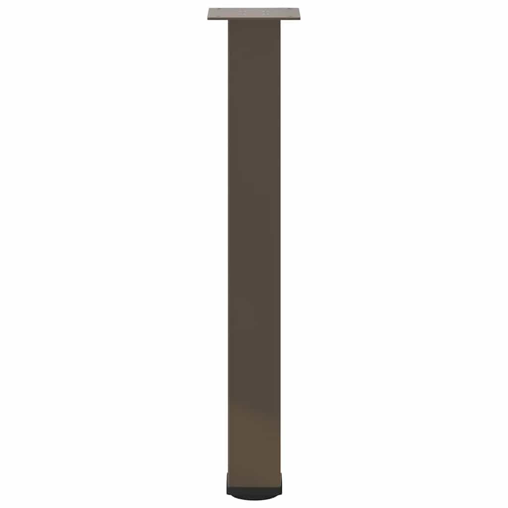 konsolbordben 4 stk. naturstål 72-74 cm stål