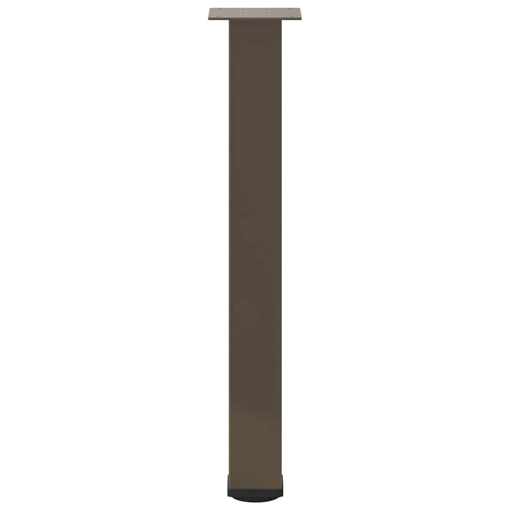 konsolbordben 4 stk. naturstål 72-74 cm stål