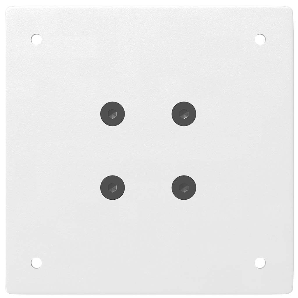 barbordsben 4 stk. hvid 110-112 cm stål