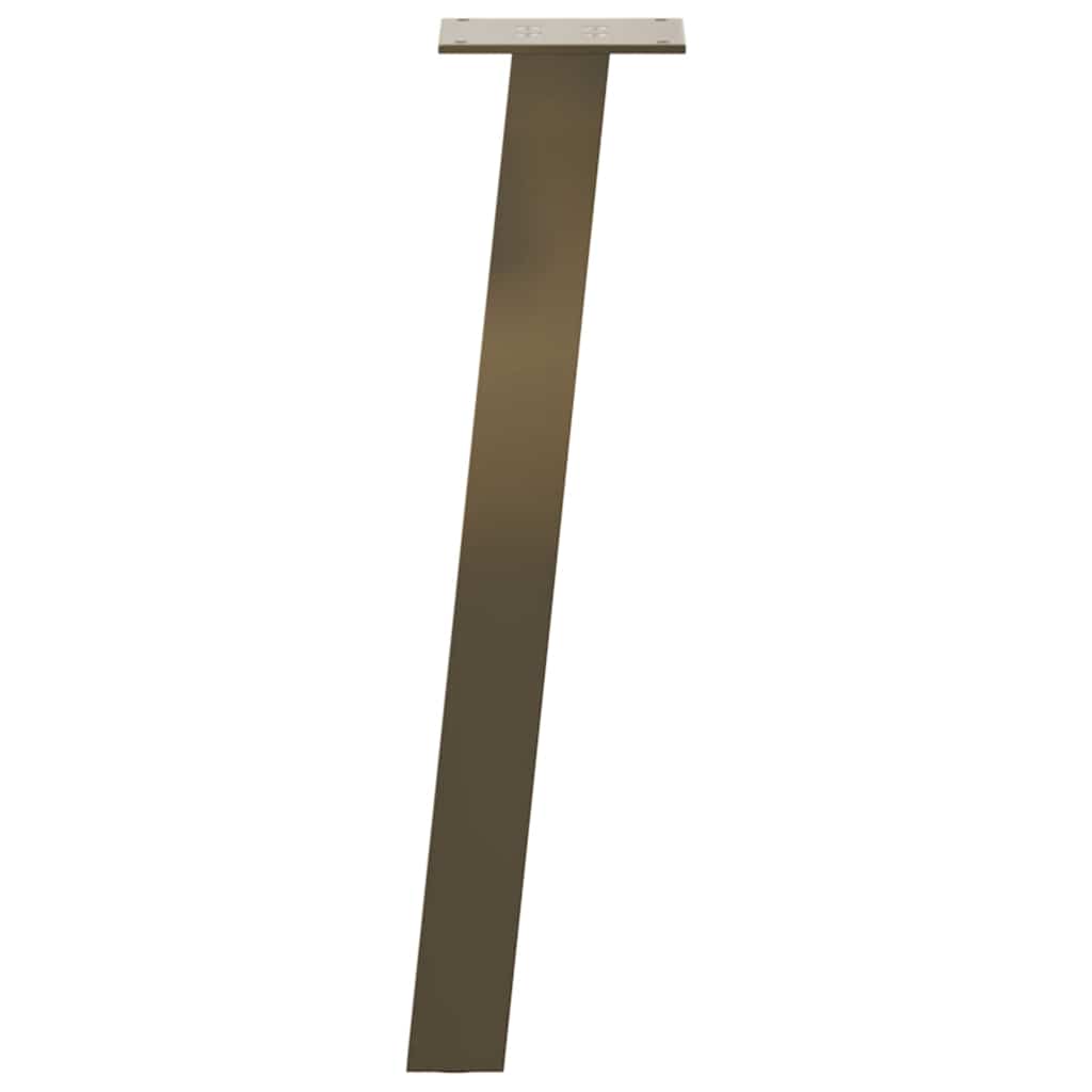 sofabordsben 4 stk. naturstål 30 cm stål