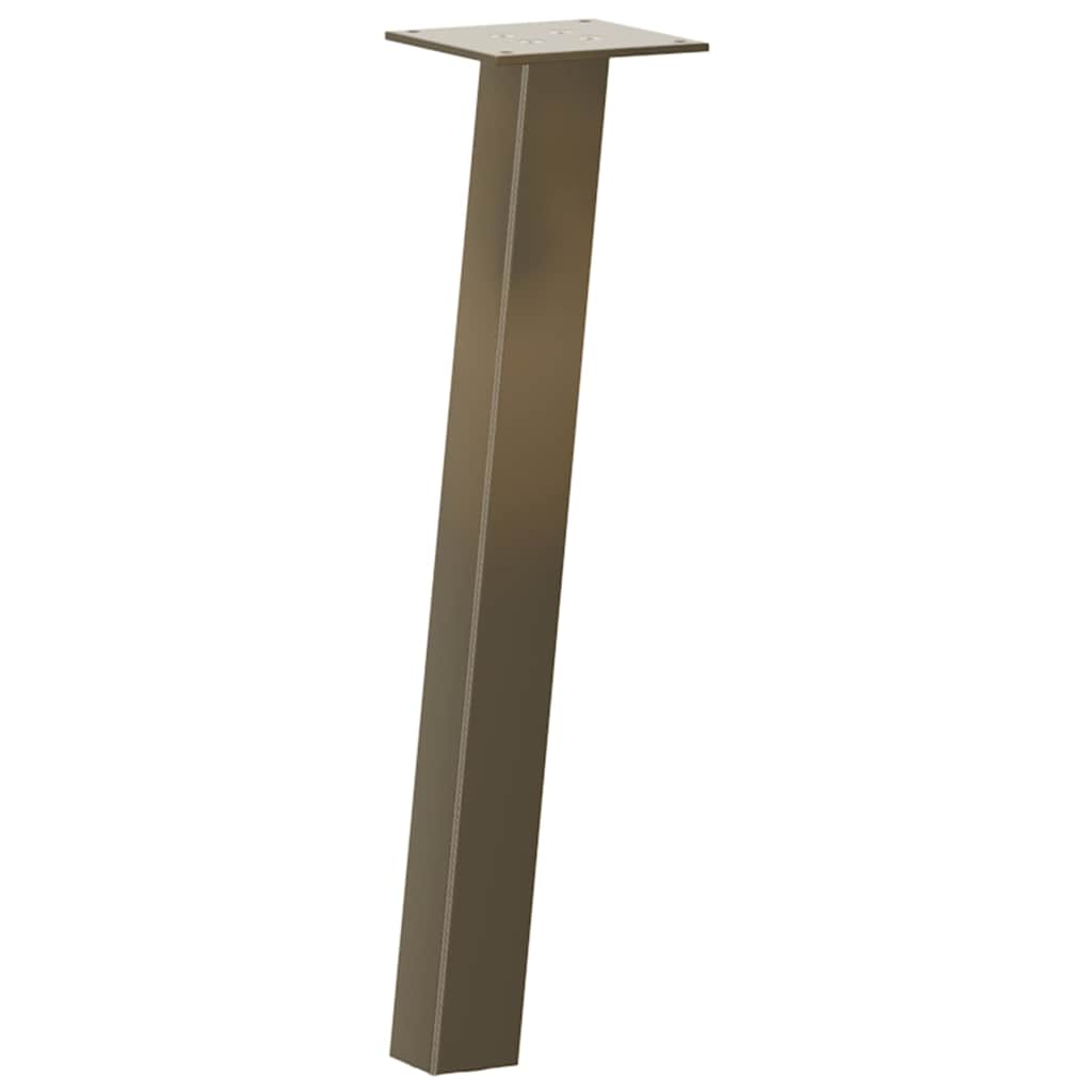 sofabordsben 4 stk. naturstål 42 cm stål