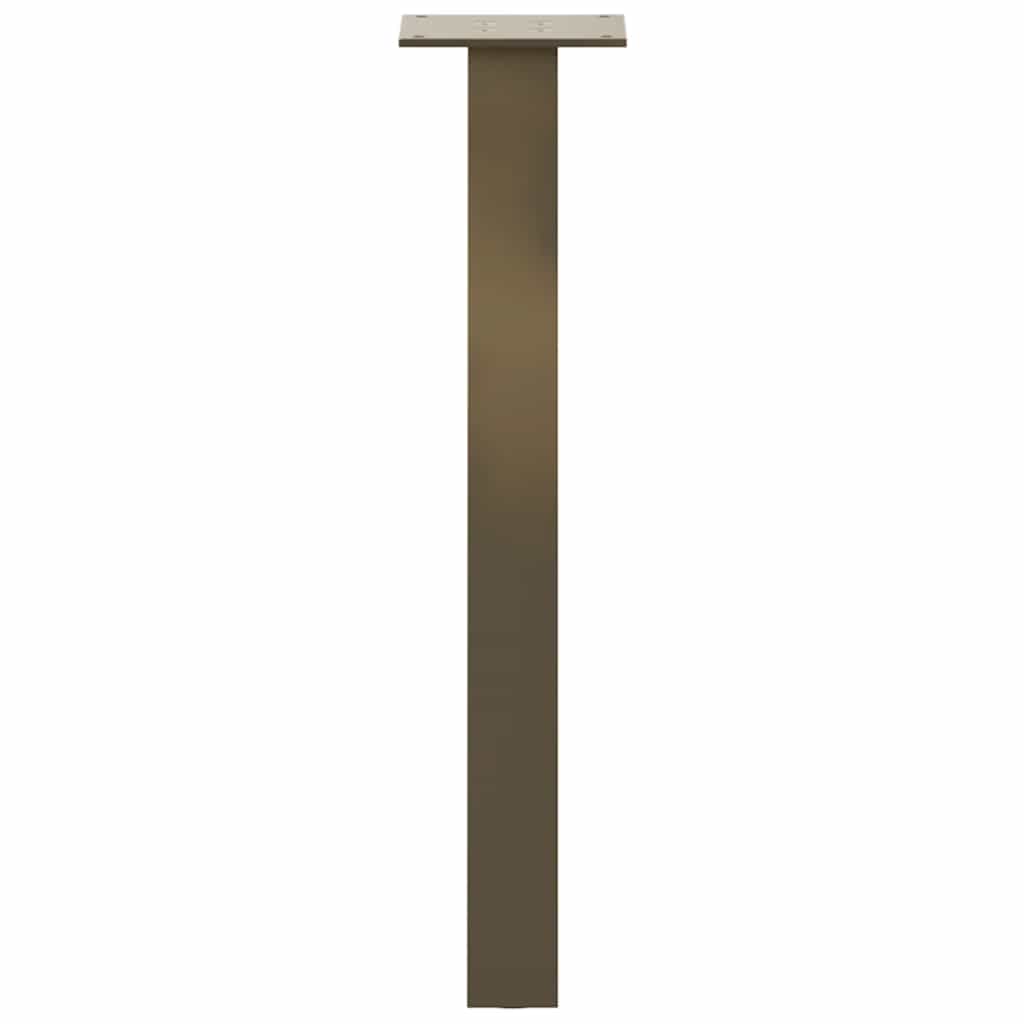sofabordsben 4 stk. naturstål 42 cm stål