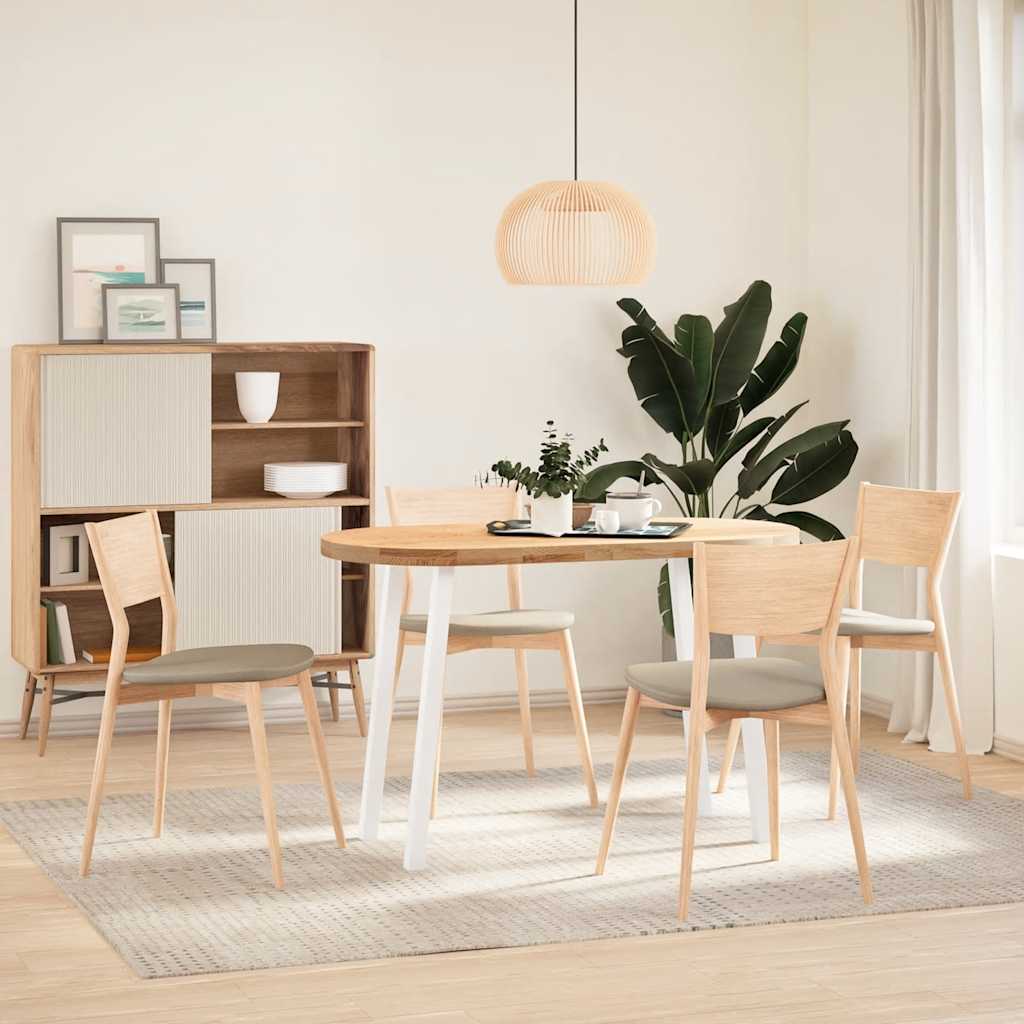 konsolbordben 4 stk. hvid 72 cm stål