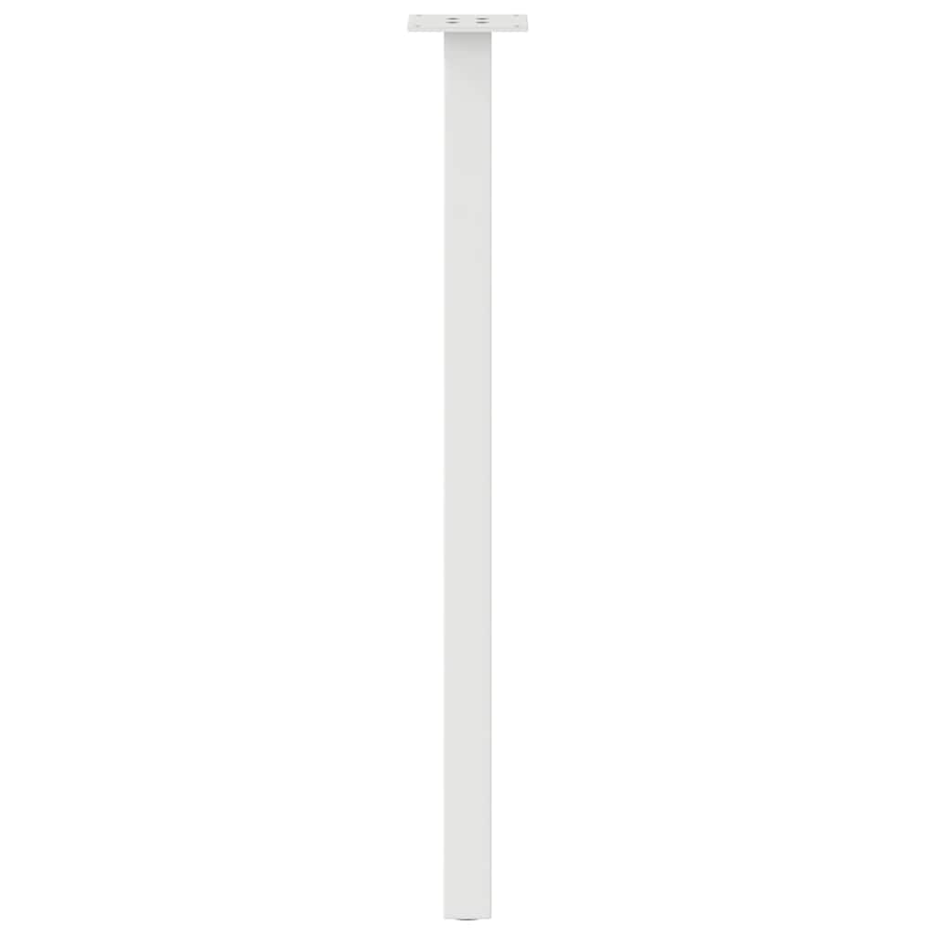 konsolbordben 4 stk. hvid 72 cm stål