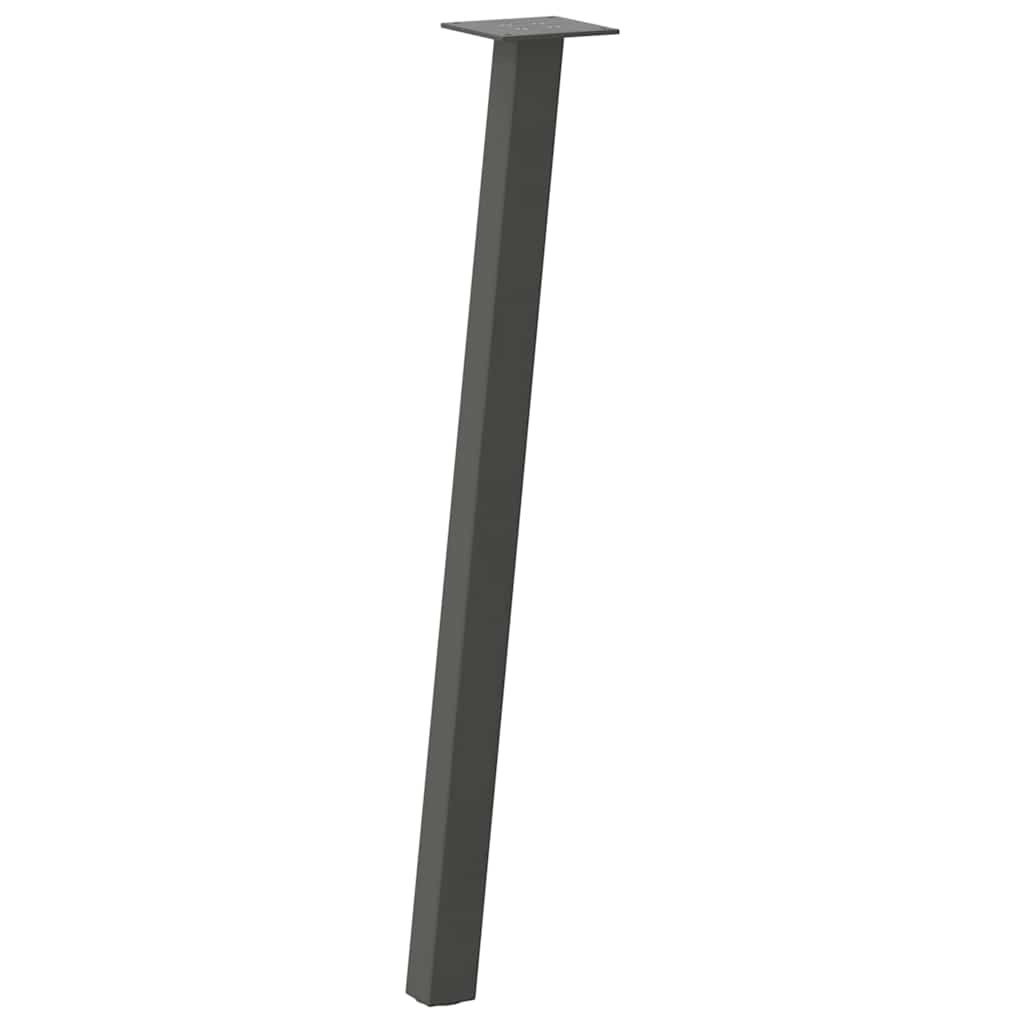 konsolbordben 4 stk. antracit 72 cm stål