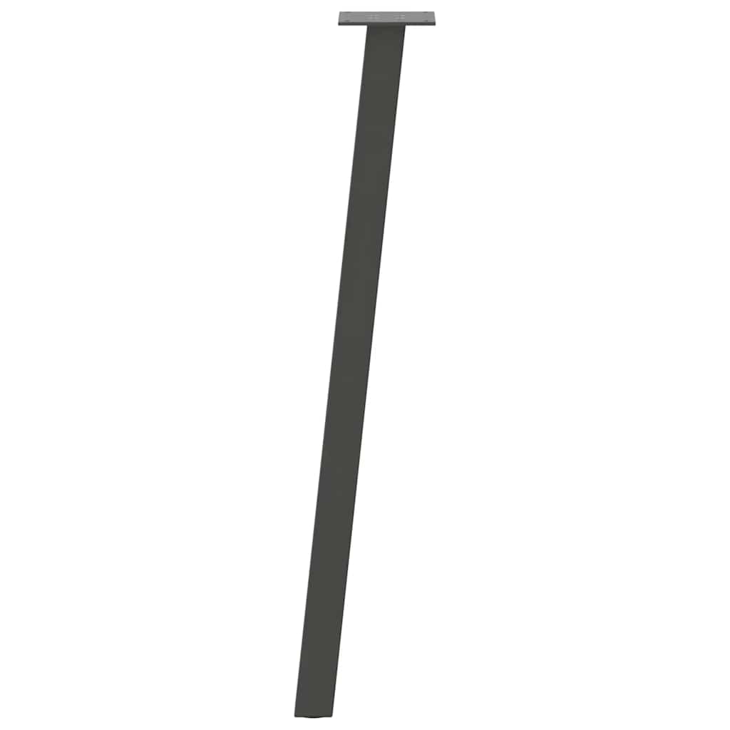 konsolbordben 4 stk. antracit 72 cm stål