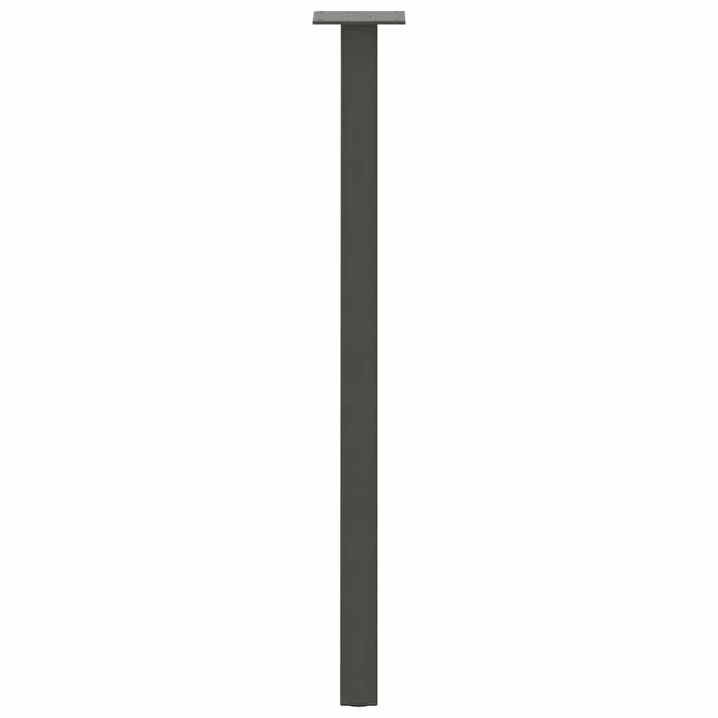 konsolbordben 4 stk. antracit 72 cm stål