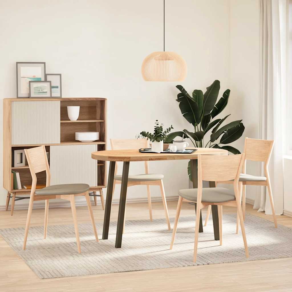 konsolbordben 4 stk. naturstål 72 cm stål