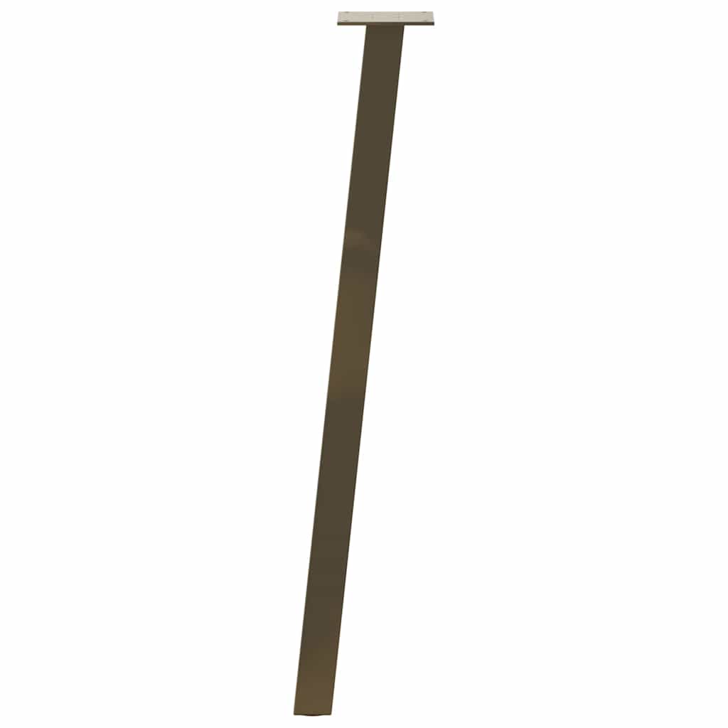 konsolbordben 4 stk. naturstål 72 cm stål