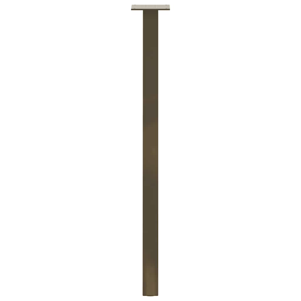 konsolbordben 4 stk. naturstål 72 cm stål