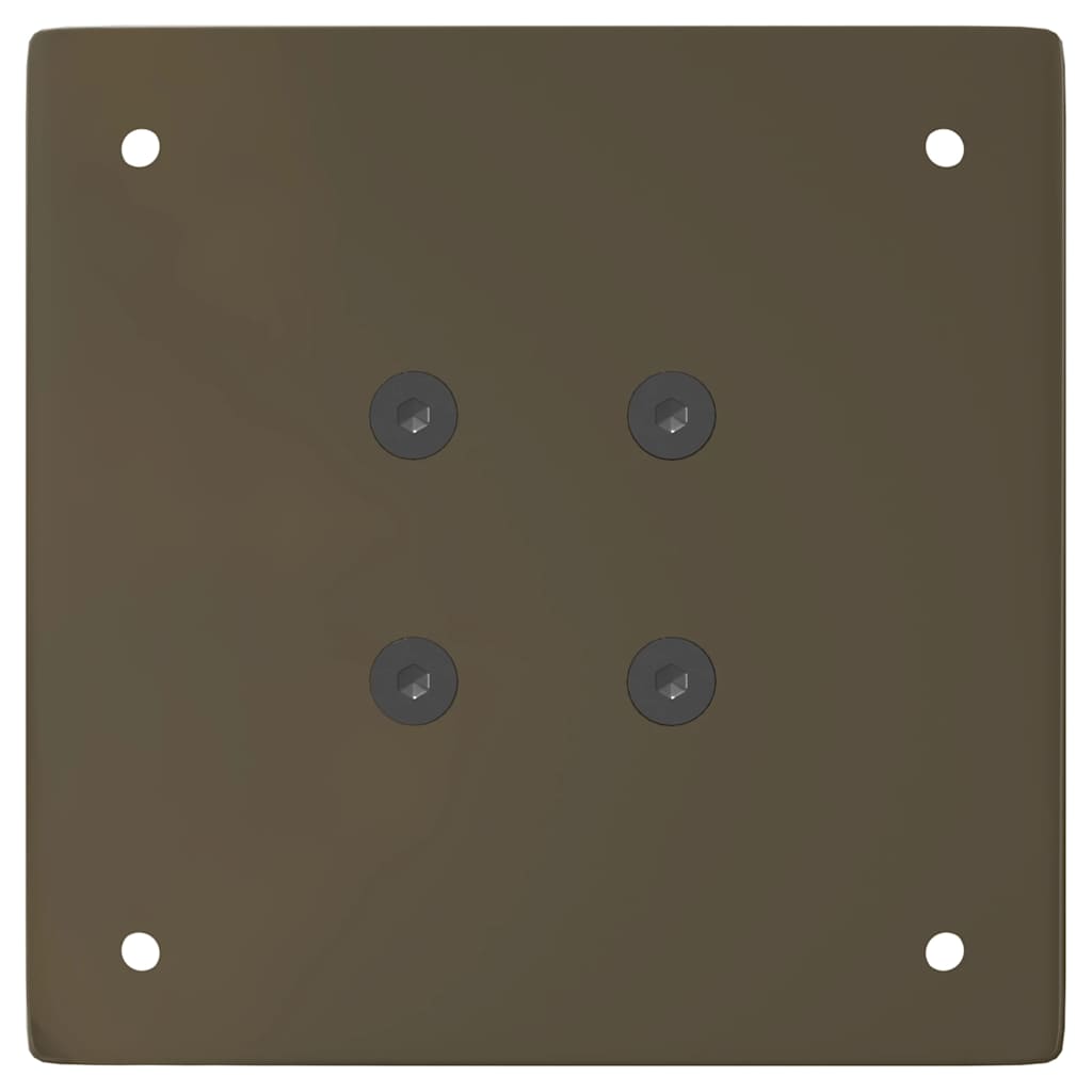 konsolbordben 4 stk. naturstål 72 cm stål