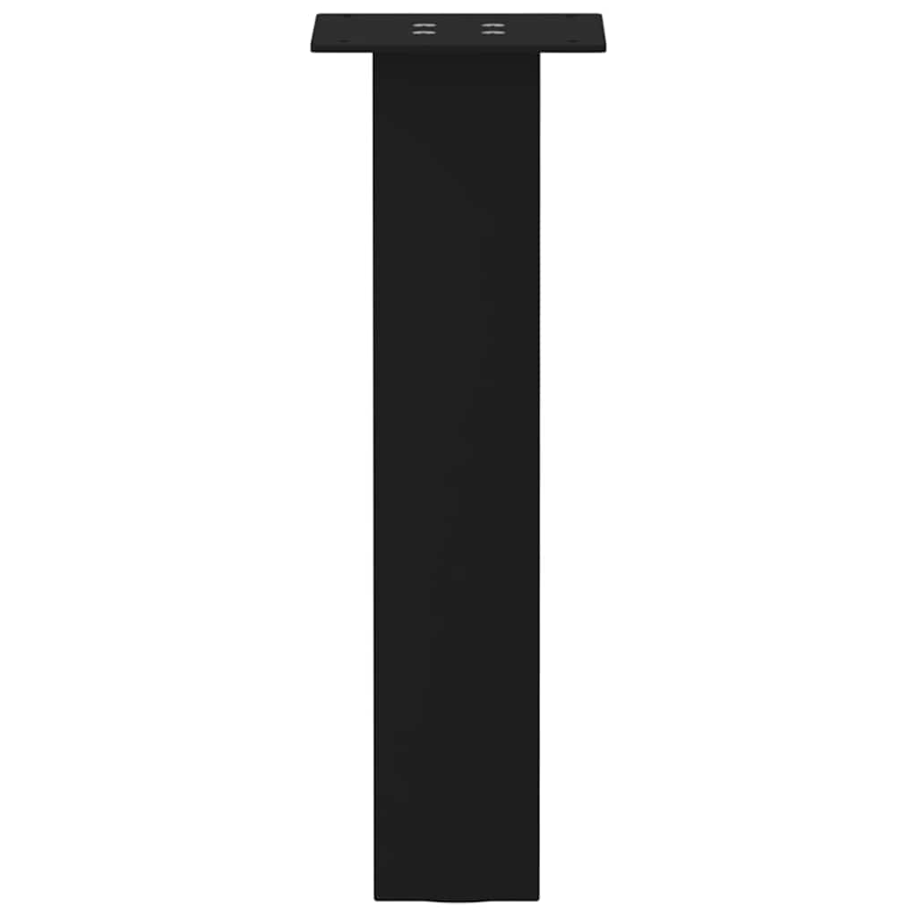 sofabordsben 4 stk. sort 30 cm stål