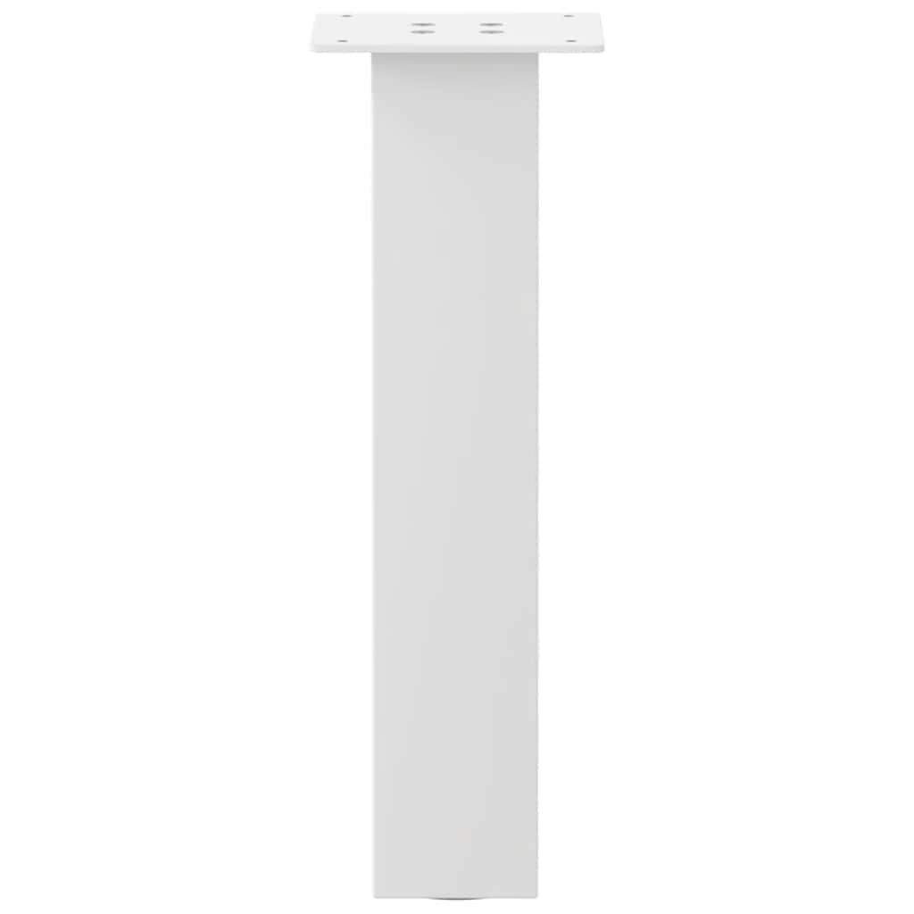 sofabordsben 4 stk. hvid 42 cm stål