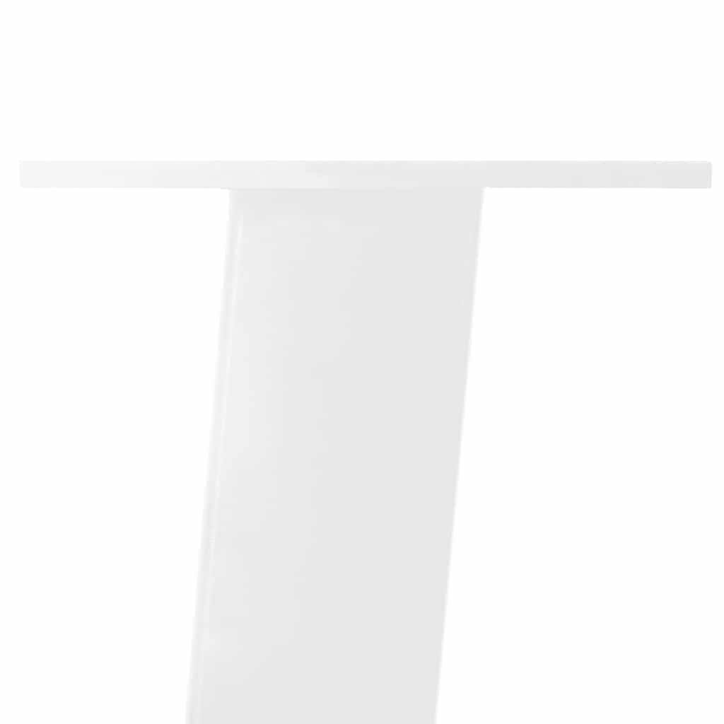 sofabordsben 4 stk. hvid 42 cm stål