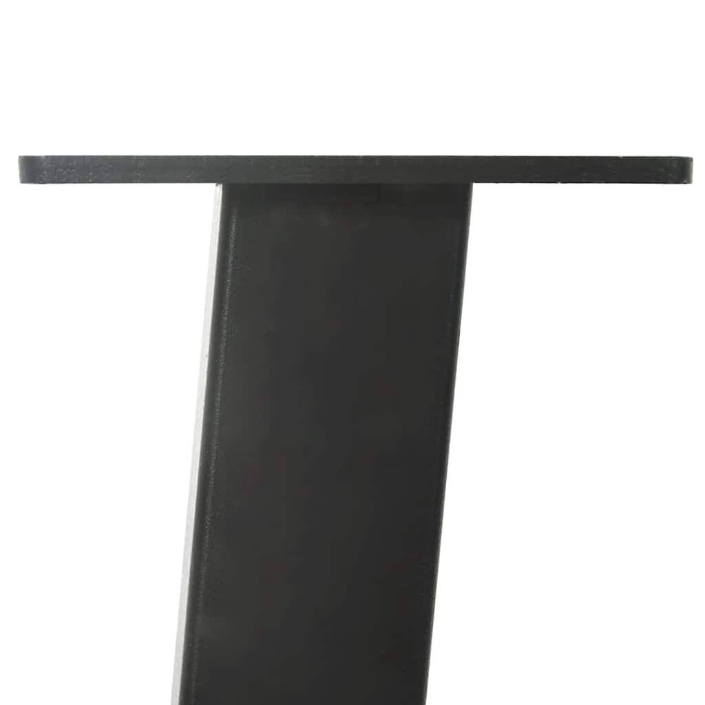 sofabordsben 4 stk. antracit 42 cm stål